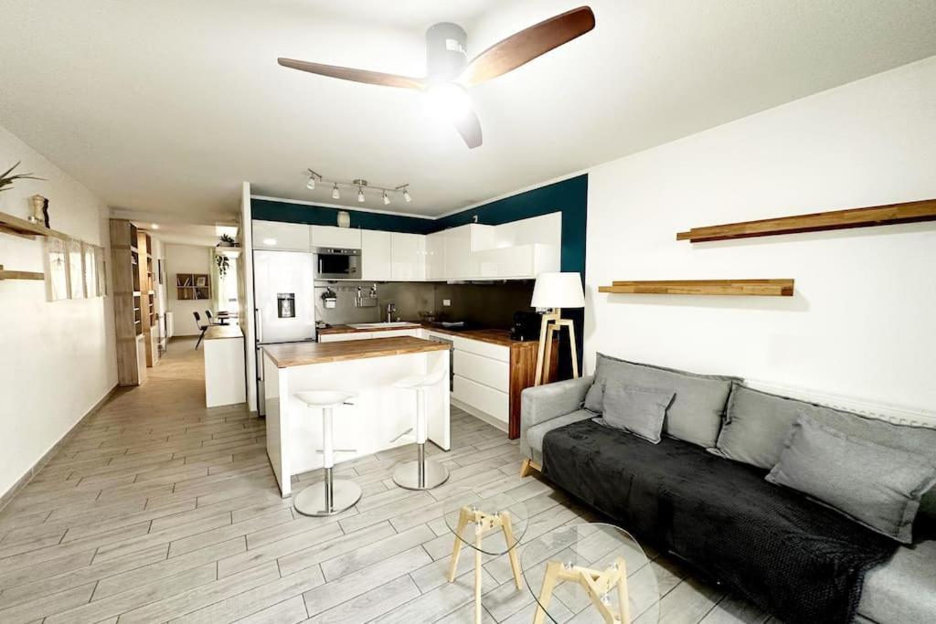 Bel Appart Design 2Ch, Mairie, Pkg, Wifi, Terrasse, Port Marianne Montpellier Exterior foto
